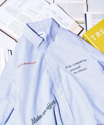 FREDY & GLOSTER(フレディ アンド グロスター) 【気分を上げるフレーズ】ポジティブメッセージシャツ パート2