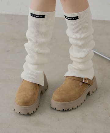 Chico(チコ) 厚底スエードサボ