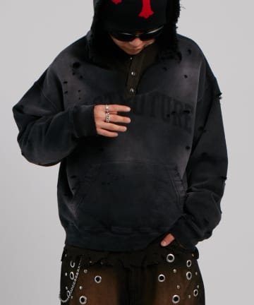 WHO’S WHO gallery(フーズフーギャラリー) 【FromVintage】ダメージパーカー