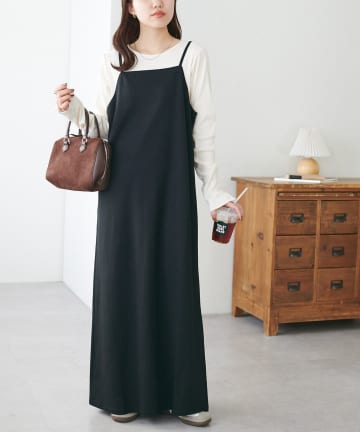 DISCOAT(ディスコート) スクエアカットキャミワンピース