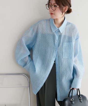 DISCOAT(ディスコート) 【SS先行予約】ヨウリュウストライプシャツ《WEB限定カラーあり》