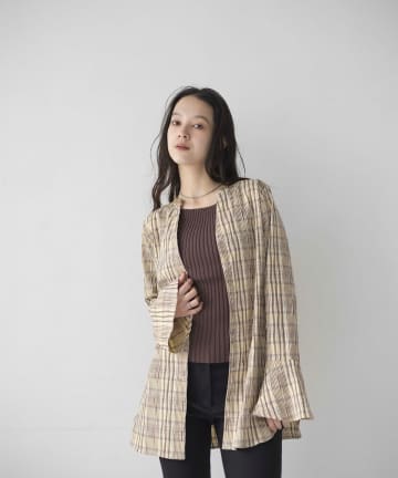 Kastane(カスタネ) 【CINAMOD】 BLOUSE WITH MULTI SCARF
