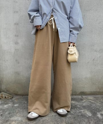 CIAOPANIC TYPY(チャオパニックティピー) 【スタッフ所持率No.1！／新色追加】裏毛ワイドスウェットパンツ