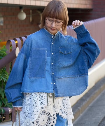 CIAOPANIC TYPY(チャオパニックティピー) ≪26SS展示会アイテム≫【etsinta/エシンタ】ライトオンスデニムシャツ