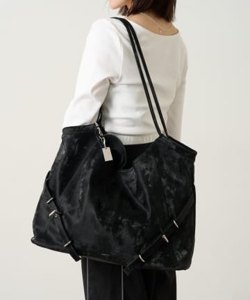 mline(エムライン) [mline] loti ビーンズミラー ベルトトート