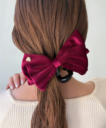 Lattice(ラティス) ベロアリボンクリップ