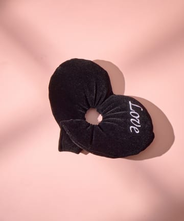 Lattice(ラティス) ベロアハート刺繍シュシュ