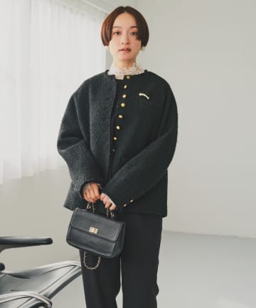 PUAL CE CIN(ピュアルセシン) チェーンショルダー2WAYバッグ