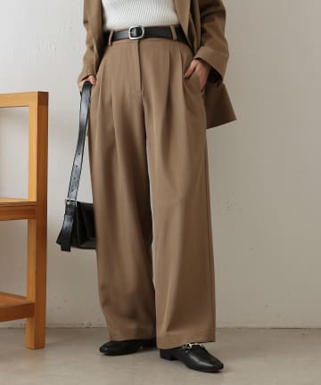 COLONY 2139(コロニー トゥーワンスリーナイン) 【セットアップ対応】美脚2タックワイドパンツ