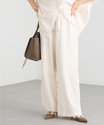 RIVE DROITE(リヴドロワ) 予約【セットアップ可/こなれ感抜群】ガーメントダイ2wayワイドパンツ/2月下旬お届け予定