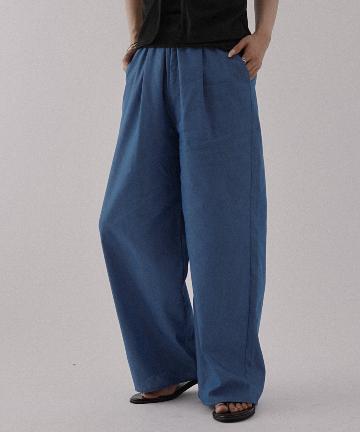 COLONY 2139(コロニー トゥーワンスリーナイン) 【WEB限定/セットアップ対応】タックデニムイージーパンツ