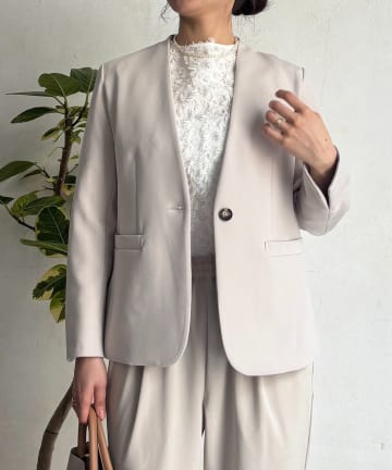 un dix cors(アンディコール) 【フォーマル・セレモニー】TRダブルクロスシングルジャケット