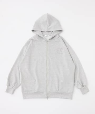 one after another NICE CLAUP(ワンアフターアナザー ナイスクラップ) ロゴグリッターパーカー