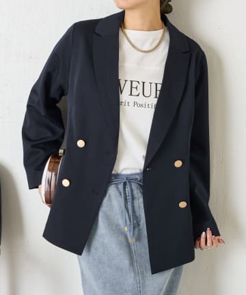 Jena　espace merveilleux(ジェナ　エスパスメルヴェイユ) 【WEB限定】ダブルボタンJK