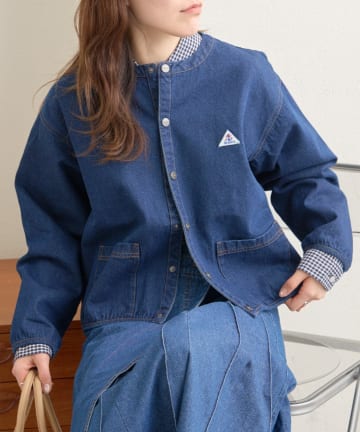 CIAOPANIC TYPY(チャオパニックティピー) 【GEVACO】ノーカラーデニムジャケット