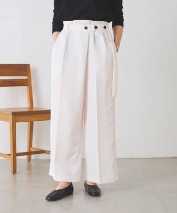 BEARDSLEY(ビアズリー) アシメウエストベルトパンツ