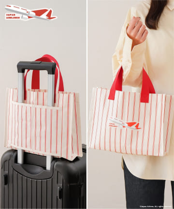 3COINS(スリーコインズ) キャリーオントラベルバッグ：小／JAPAN AIRLINES