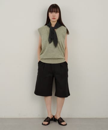 Kastane(カスタネ) 【WHIMSIC】ブークレVネックニットベスト