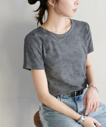 DISCOAT(ディスコート) 【WEB限定】ピグメントコンパクトUネックT