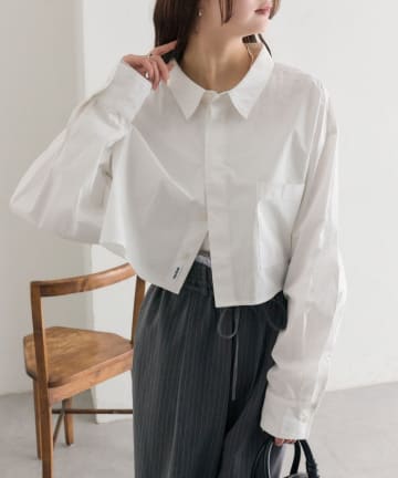 mystic(ミスティック) ワイドショートシャツ