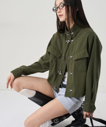 WHO’S WHO gallery(フーズフーギャラリー) FIREMAN MILITARY SHIRT JACKET
