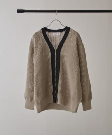 Lui's(ルイス) 【CULLNI exclusive for Lui's】ZIPカーディガン