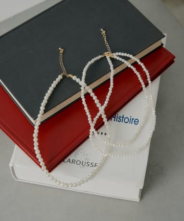 OUTLET(アウトレット) 【Chico】3連パールネックレス