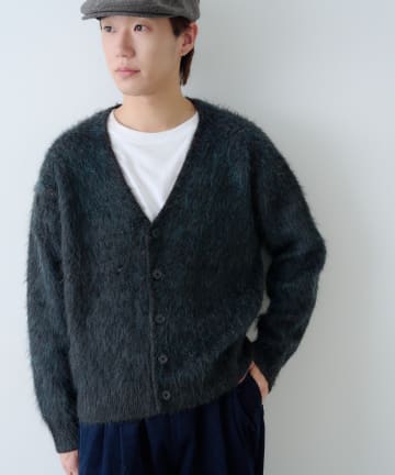 OUTLET(アウトレット) 【Kastane】シャギーニットカーディガン