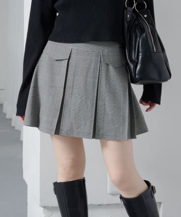 OUTLET(アウトレット) 【Kastane】プリーツミニスカート