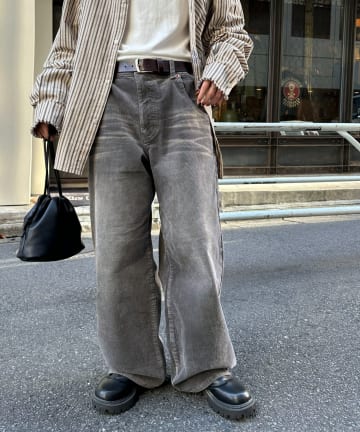 OUTLET(アウトレット) 【Discoat】コールオーバーダイワイドパンツ