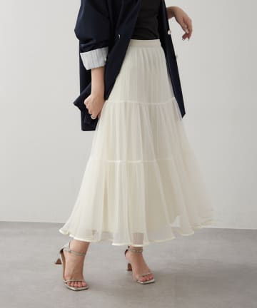 Remind me and forever(リマインドミーアンドフォーエバー) 【2026SS】キラキララメチュールスカート