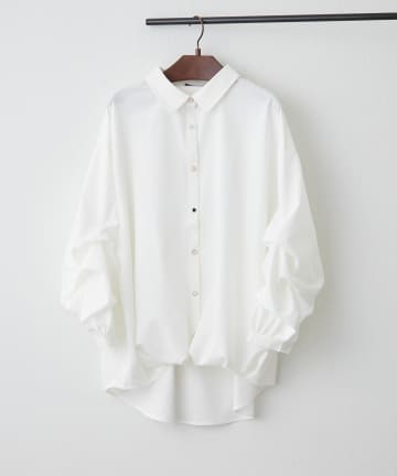 Remind me and forever(リマインドミーアンドフォーエバー) 色々ボタン段々袖タケノコタックブラウス