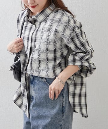 Remind me and forever(リマインドミーアンドフォーエバー) 【2026SS】肩レースアソートシャツ