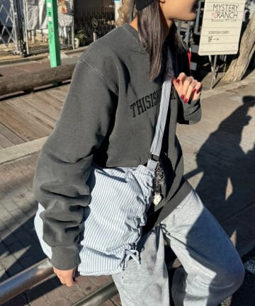 Lattice(ラティス) サイドギャザーバッグ