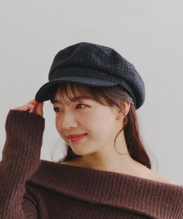 Lattice(ラティス) ツイードキャスケット