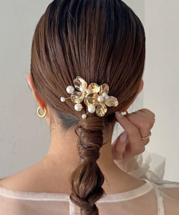 Lattice(ラティス) 【オケージョン】パールフラワーUピンセット(3P)