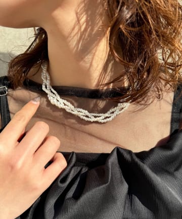 Lattice(ラティス) 【人気の為再入荷】【オケージョン】パールネックレス