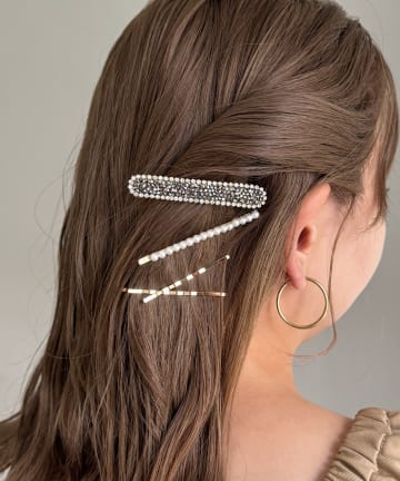 Lattice(ラティス) 【人気の為再入荷】【オケージョン】ビジューヘアピンセット(4P)