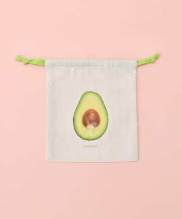 Lattice(ラティス) 【フォトプリント】フード巾着ポーチ