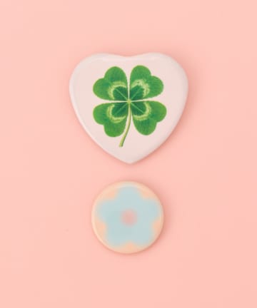 Lattice(ラティス) 【1/5 11:00～販売開始】【MFKT】ハート缶バッジセット(2P)