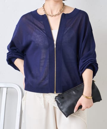 Jena　espace merveilleux(ジェナ　エスパスメルヴェイユ) UVジップブルゾン