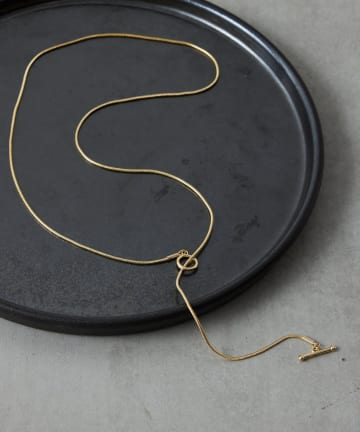 GALLARDAGALANTE(ガリャルダガランテ) スネイクチェーン2WAYネックレス