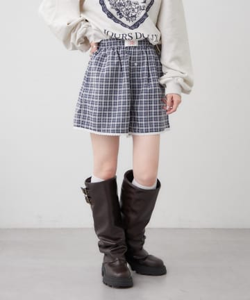 w closet(ダブルクローゼット) 【セットアップ対応】パジャマショートパンツ