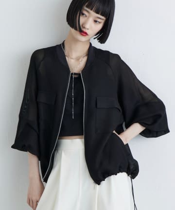 Lui's(ルイス) メッシュZIPブルゾン