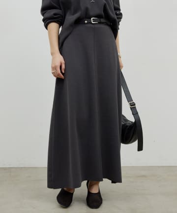 GALLARDAGALANTE(ガリャルダガランテ) 【セットアップ対応】ニットフレアスカート