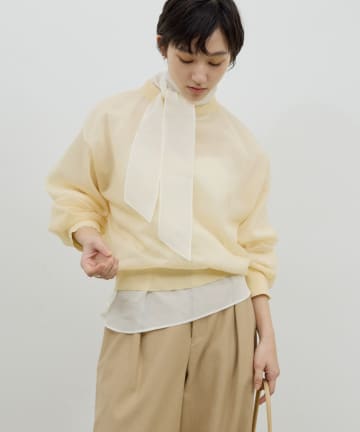 GALLARDAGALANTE(ガリャルダガランテ) グロスシアープルオーバー