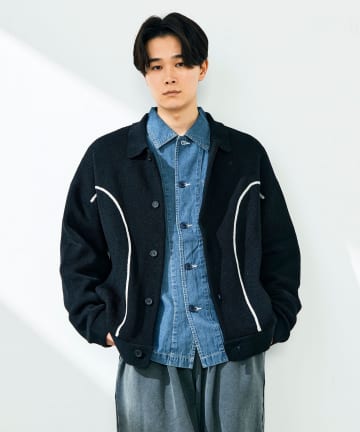 FREDY & GLOSTER(フレディ アンド グロスター) ウエスタンライン ニットカーディガン