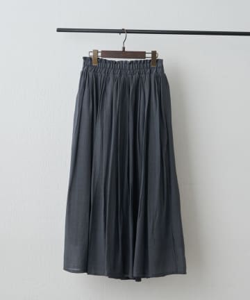 Remind me and forever(リマインドミーアンドフォーエバー) 【軽やかに揺れるフレアシルエット】ウエストフリルギャザースカート