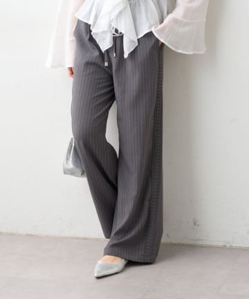 Remind me and forever(リマインドミーアンドフォーエバー) 【SET UP対応アイテム】サイドレースイージーパンツ