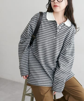 COLONY 2139(コロニー トゥーワンスリーナイン) ボーダーラガーシャツ